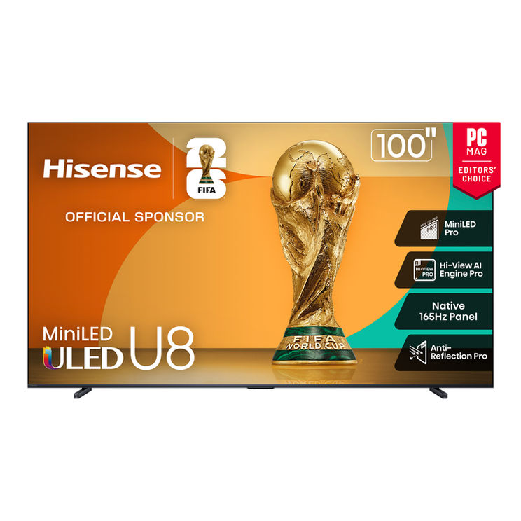 Hisense U8QG 100-inch television